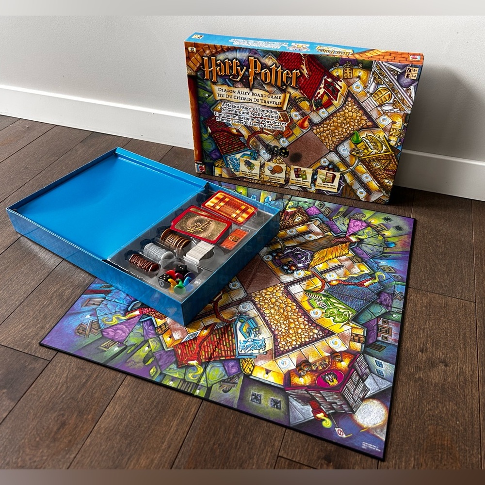 2002 Harry Potter diagonal Ellet board game COMPLETE - no rules